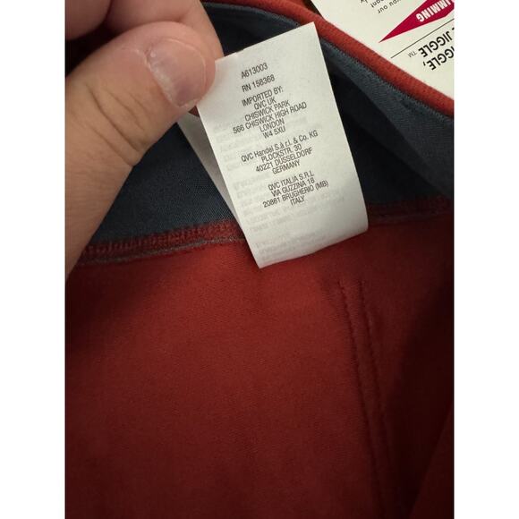 Women With Control Rustic Edge Slim Leg Pants 4X Pull On Stretch Comfort Waist - Picture 8 of 12